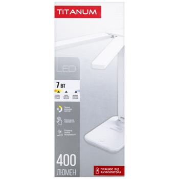 Лампа Titanum LED TLTF-010W 7W настольная с аккумулятором - купить, цены на - фото 4