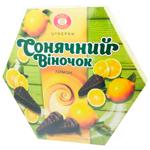 Цукерки Бісквіт-Шоколад Сонячний віночок лимон 430г