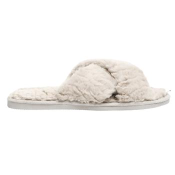 Twins Beige Cross Pattern Women's Fur Slippers size 36-37 HS - buy, prices for Ideal - photo 2
