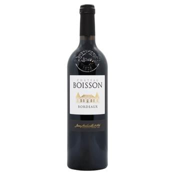 Chateau Boisson Red Dry Wine 13% 0.75l