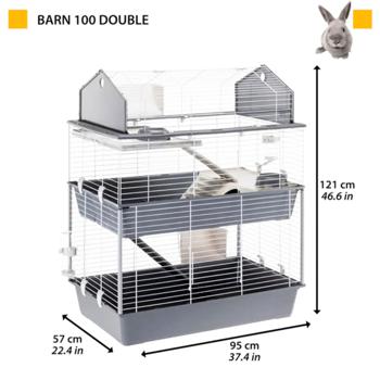 Ferplast Burn 100 Double Rodent Cage 95x57x121cm - buy, prices for - photo 2