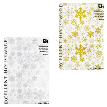 Excellent Houseware New Year's Tablecloth 130x180cm in assortment - buy, prices for - photo 1