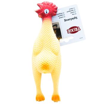 Trixie Latex Chicken with Squeaker Toy for Dogs 23cm