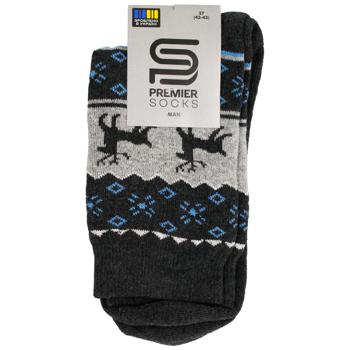 Носки Premier Socks Эконом мужские высокие махровые Олени р.25, 27, 29 в ассортименте - купить, цены на ЕКО Маркет - фото 2