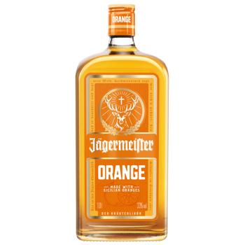 Лікер Jagermeister Orange 33% 1 л - купити, ціни на Епіцентр FOOD - фото 1