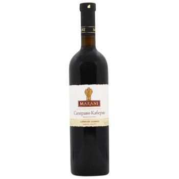 Marani Saperavi-Cabernet Red Dry Wine 13.5% 0.75l - buy, prices for ULTRAMARKET - photo 1