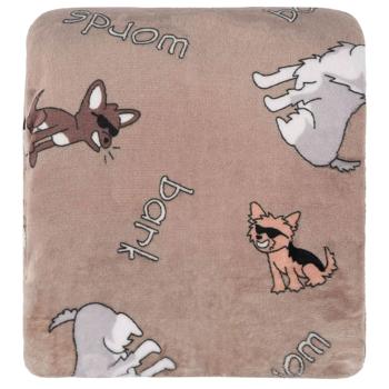 Плед Ardesto Flannel песики в окулярах 160*200см - купити, ціни на - фото 2