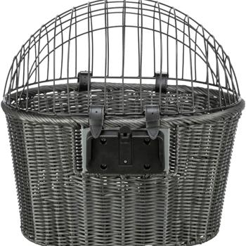 Trixie Front Bicycle Basket корзина на велосипед для собак 44x41x34 см - антрацит - купить, цены на MasterZoo - фото 3