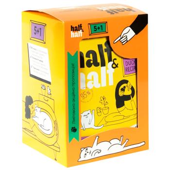 Half&Half Wet Food with Duck for Adult Cats 5+1pcs x 100g - buy, prices for - photo 3