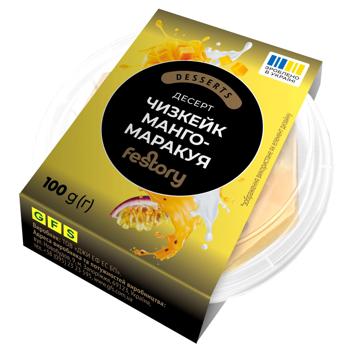 Десерт Festory Чизкейк манго-маракуя 100г - купити, ціни на Auchan - фото 1