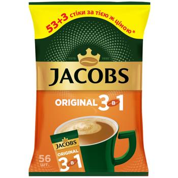 Напій кавовий Jacobs 3в1 Original 12г х 56шт - купити, ціни на METRO - фото 1