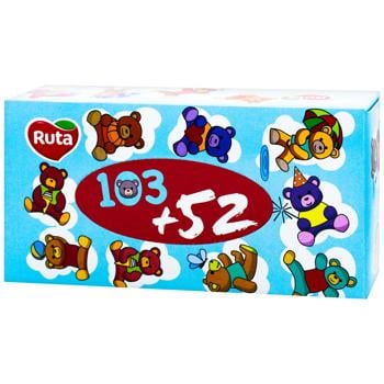 Ruta Kids Cosmetic Napkins 155pcs - buy, prices for Supermarket "Kharkiv" - photo 2