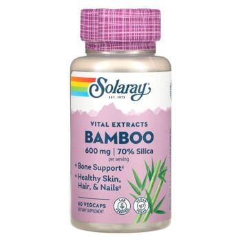 Solaray Bamboo Stem Extract 600mg 60 capsules - buy, prices for Biotus - photo 1