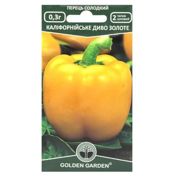 Golden Garden Garden Golden California Miracle Sweet Pepper Seeds 0.3g