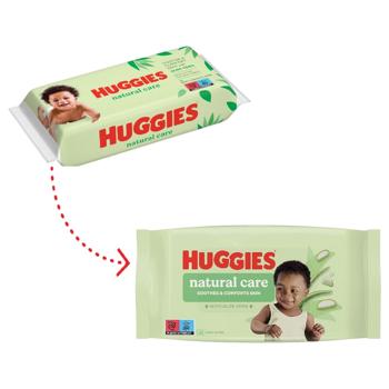 Huggies Natural Care Wet Wipes 56pcs - buy, prices for Tavria V - photo 2