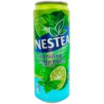 Чай холодный черный Nestea Лайм-мята 330мл