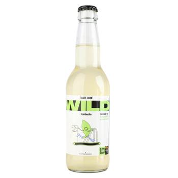 Комбуча Wild Kombucha Зеленый чай 0,33л - купить, цены на Эпицентр FOOD - фото 1