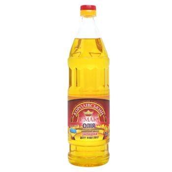 Korolivskyi Smak Unrefined Sunflower Oil 1l - buy, prices for NOVUS - photo 1