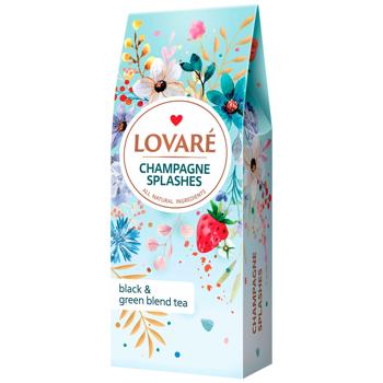 Чай чорний і зелений Lovare Champagne Splashes 80г
