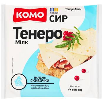 Сир Комо Тенеро Мілк скибочки 50% 160г - купити, ціни на Епіцентр FOOD - фото 1