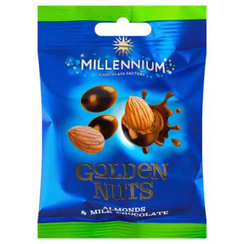 Драже Millennium Golden Nut миндаль в молочном шоколаде 50г - купить, цены на ЕКО Маркет - фото 1