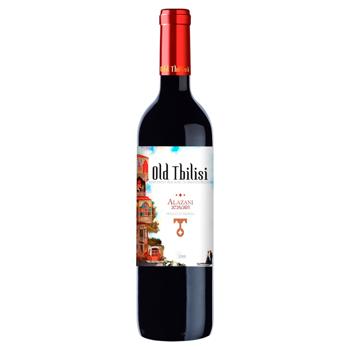 Old Tbilisi Alazani Red Semi-sweet Wine 12% 0.75l - buy, prices for - photo 1