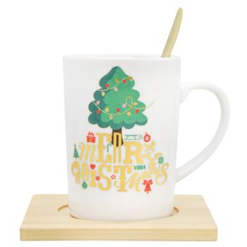 White Christmas Mug in Assortment 160ml 8030-290 - buy, prices for MegaMarket - photo 2