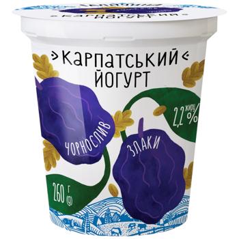 Йогурт Галичина Чернослив-Злаки 2,2% 260г