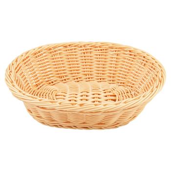 Metro Professional Oval Wicker Bread Basket 27x20x7cm