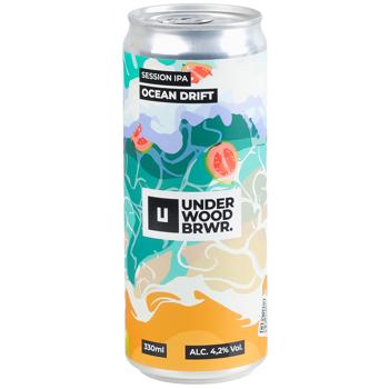 Underwood Ocean Drift Light Unfiltered Beer 5% 0.33l - buy, prices for WINETIME - photo 1