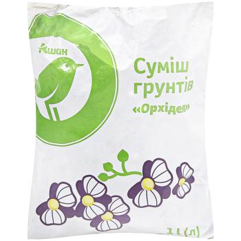 Auchan Soil Mixture For Orchids 1l - buy, prices for Auchan - photo 1