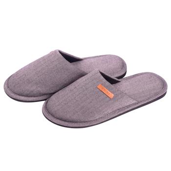Тапочки домашние мужские Twins HS-OZ 11062 серые р.42-43 - купить, цены на - фото 1