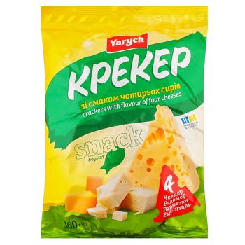 Yarych Four Cheeses Flavored Cracker 160g - buy, prices for Torba - photo 1