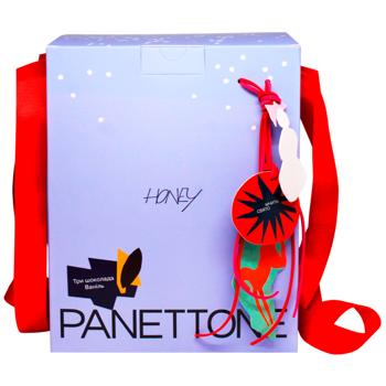 Honey Three Chocolates-Vanilla Panettone 1kg - buy, prices for WINETIME - photo 2