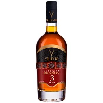 Бренді Vellevine 3 роки 40% 0,5л - купити, ціни на - фото 1