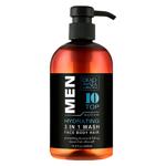 Dead Sea Collection Men's  TOP 10 3in1 Face Body Hair Gel 500ml