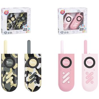 One Two Fun Kid's Walkie Talkie with Backlight 2pcs in assortment