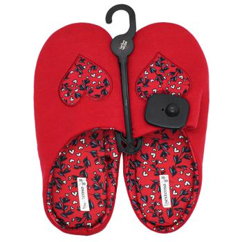 InExtenso Red Women's Slippers size 36-41 - buy, prices for Auchan - photo 1