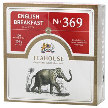 Tea Teahouse English breakfast 100pcs 200g Ukraine - buy, prices for Auchan - photo 1