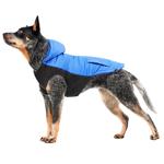 Goo-eez Hooded Signature Winter Jacket for Dogs with Hood s.S Blue