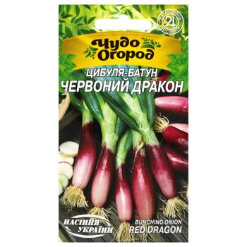 Насіння Насіння України Чудо Город Цибуля-батун Червоний дракон 0,25г - купити, ціни на МегаМаркет - фото 1