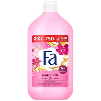 Fa Magic Oil Cream-gel for Shower and Bath with Aroma of Pink Jasmine Oil 750ml