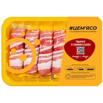 TseMiaso Chilled Bacon-wrapped Pork Cevapchychy 500g - buy, prices for - photo 1