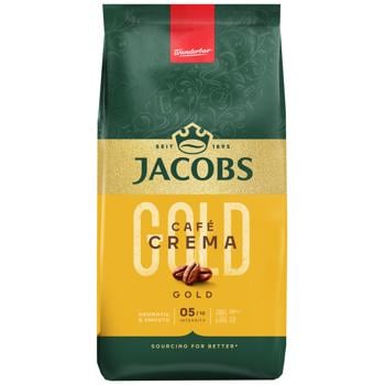 Кава Jacobs Crema в зернах 1кг