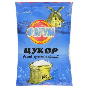 Цукор Форум білий кристалічний 800г - купити, ціни на Чудо Маркет - фото 1