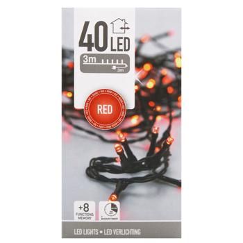 Гирлянда электрическая Koopman наружная 40 LED 6м красный - купить, цены на - фото 2