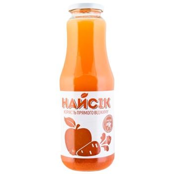 Najsik Apple-Carrot Juice 1l - buy, prices for Supermarket "Kharkiv" - photo 1