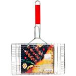 Решітка для барбекю Торнадо стальна хромована 26,5*33*20*2см