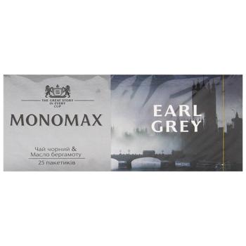 Monomax Earl Grey Black Tea 2g*25pcs - buy, prices for COSMOS - photo 2