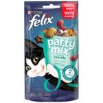 Felix Party Mix Ocean Cat Snack with Salmon, Trout and Pollock 60g